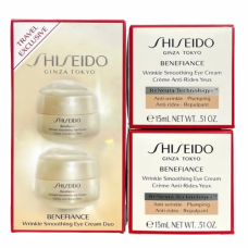 Набор кремов Shiseido Benefiance Wrinkle Smoothing Eye Cream 2в1