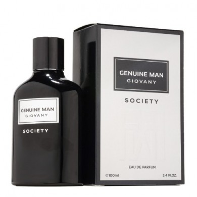 Мужская парфюмерная вода Fragrance World Genuine Man Giovany Society (Givenchy Gentleman Society) 100 мл ОАЭ Мужская парфюмерная вода Fragrance World Genuine Man Giovany Society (Givenchy Gentleman Society) 100 мл ОАЭ