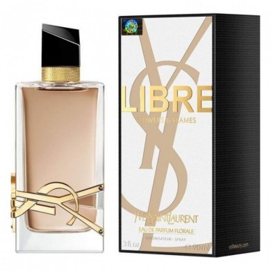 Женская парфюмерная вода Yves Saint Laurent Libre Flowers & Flames 90 мл (Euro A-Plus качество Lux)