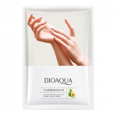 Маска-перчатки для рук Bioaqua с экстрактом авокадо