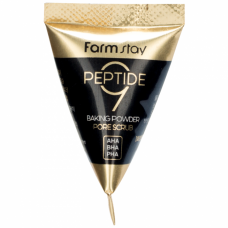 Скраб в пирамидках Farm Stay Baking Powder Pore Scrub 9 Peptide (1 шт)