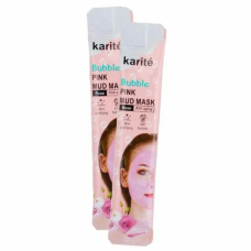 Маска для лица Karite Bubble Pink Mud Mask с гиалуроновой кислотой (1 шт)