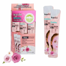 Маска для лица Karite Bubble Pink Mud Mask с гиалуроновой кислотой (10 шт)