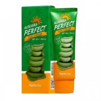 Солнцезащитный крем Farm Stay Aloevera Perfect Sun Cream Spf50+/pa+++ для лица и тела