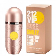 Женская парфюмерная вода Carolina Herrera 212 VIP Rose Smiley 80 мл
