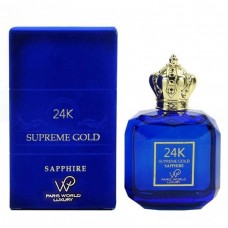 Женская парфюмерная вода Paris World Luxury 24K Supreme Gold Sapphire 100 мл (Люкс качество)