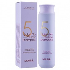 Шампунь Masil 5 Salon No Yellow тонирующий для осветленных волос