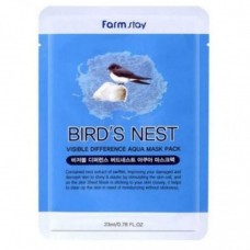 Маска для лица Farm Stay Bird's Nest с экстрактом ласточкиного гнезда