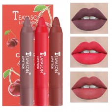 Набор помад для губ Teayason Lipstick Cherry Lips (3 шт)