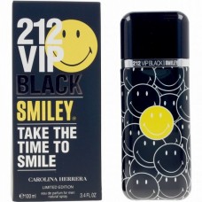 Мужская парфюмерная вода Carolina Herrera 212 VIP Black Smiley 100 мл