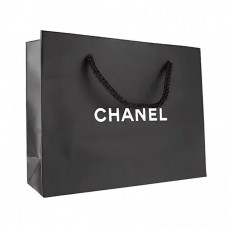 Подарочный пакет Chanel широкий (25*35) черный
