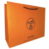 Подарочный пакет Hermes широкий (43*34)