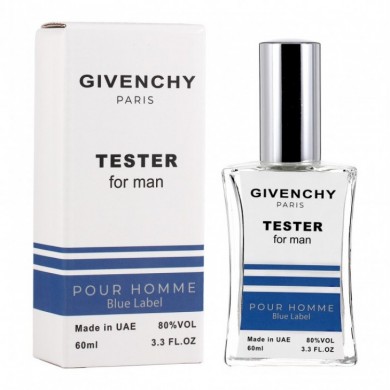 Тестер Givenchy Pour Homme Blue Label мужской 60 мл
