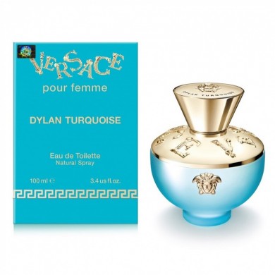 Женская туалетная вода Versace Dylan Turquoise Pour Femme 100 мл (Euro)