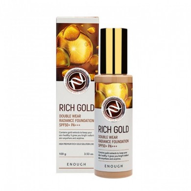 Крем тональный Enough Rich Gold Double Wear Radiance Foundation