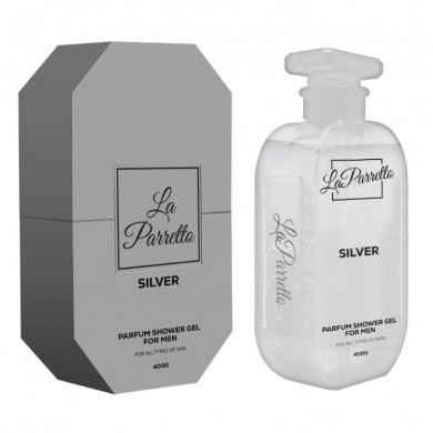 Парфюмированный гель для душа La Parretto Silver for men 400 мл