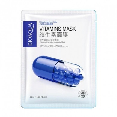 Маска для лица Bioaqua Vitamins Hydration Moisturize Mask с экстрактом голубики