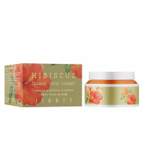 Крем для лица с экстрактом гибискуса Jigott Hibiscus Flower Vital Cream