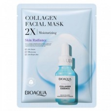 Маска для лица Bioaqua 2X Collagen Facial Mask с удвоенным содержанием коллагена
