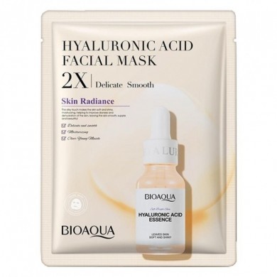 Маска для лица Bioaqua Hyaluronic Acid. 2х Delicate Smooth с гиалуроновой кислотой