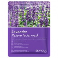 Маска для лица Bioaqua Lavender с экстрактом лаванды