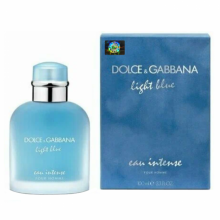 Мужская парфюмерная вода Dolce&Gabbana Light Blue Eau Intense Pour Homme 100 мл (Euro A-Plus качество Lux)