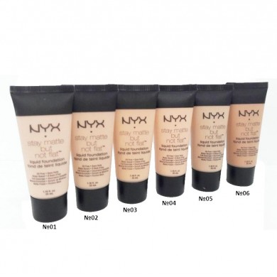 Тональный крем NYX Stay Matte But Not Flat Liquid Foundation (5 шт)