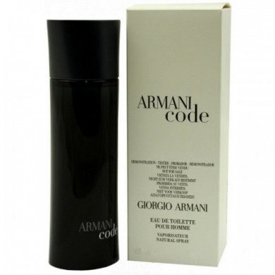 Тестер Giorgio Armani Armani Code Black EDT мужской 125 мл
