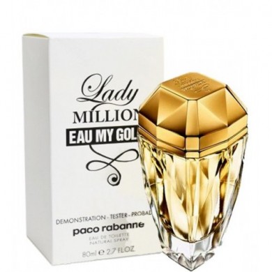 Тестер Paco Rabanne Lady Million Eau My Gold EDT женский 80 мл