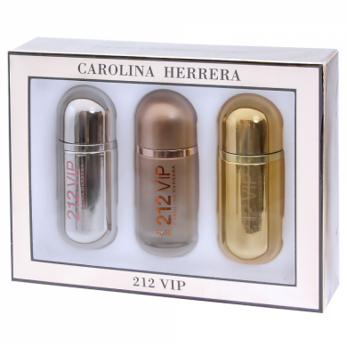 Подарочный парфюмерный набор 3 в 1 Carolina Herrera 212 vip