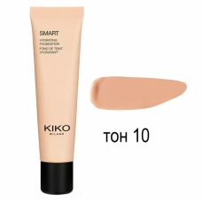 Крем тональный Kiko Smart Hydrating Foundation тон 10 (N20)