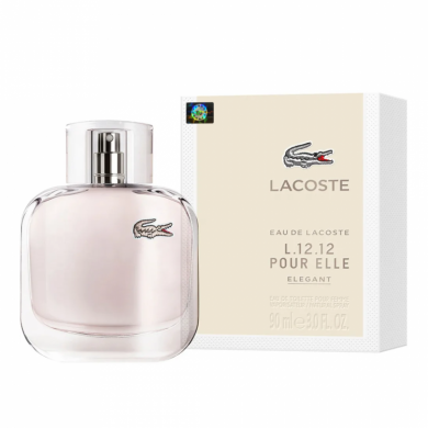 Женская туалетная вода Lacoste Eau de Lacoste L.12.12 Pour Elle Elegant 90 мл (Euro A-Plus качество Lux)