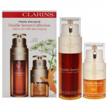 Косметический набор по уходу за кожей лица Clarins Double Serum Collection 2 в 1