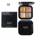 Палетка теней Kiko Bright Quartet 4 цвета